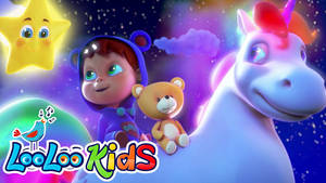 Looloo Kids Bedtime Friends Wallpaper