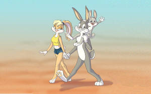 Looney Tunes Bunny Family Wallpaper