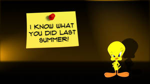 Looney Tunes Tweety Note Wallpaper