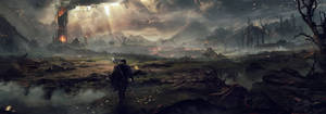 Lord Of The Rings Landscape Destroyed Land Wallpaper