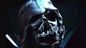 Lord Vader's Iconic Mask With A Gothic Edge Wallpaper