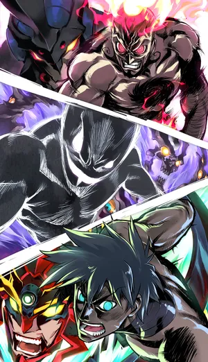 Lordgenome, The Spiral King, Imposing His Power And Authority Over His Domain. Wallpaper