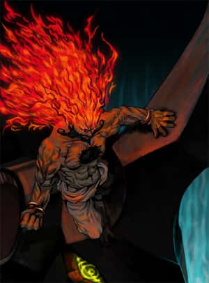 Lordgenome, The Spiral King, Rules Over His Kingdom In Dramatic Fashion Wallpaper