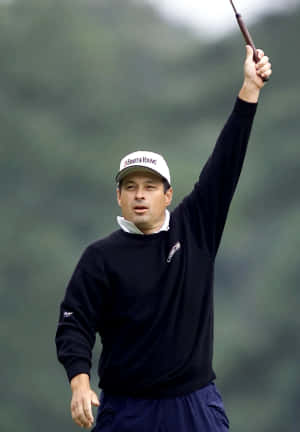 Loren Roberts In A Moment Of Triumph Wallpaper