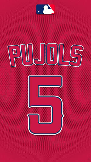 Los Angeles Angels Albert Pujols Uniform Number Wallpaper