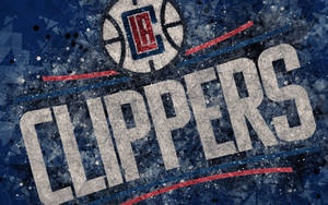 Los Angeles Clippers Geometric Artwork Wallpaper