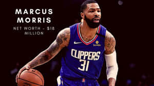 Los Angeles Clippers Marcus Morris Number 31 Wallpaper