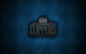 Los Angeles Clippers Metallic Background Wallpaper