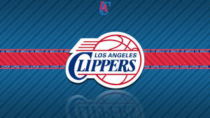 Los Angeles Clippers Stripes Illustration Wallpaper