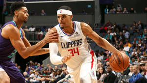 Los Angeles Clippers Tobias Harris Defense Wallpaper