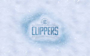 Los Angeles Clippers Winter Logo Wallpaper