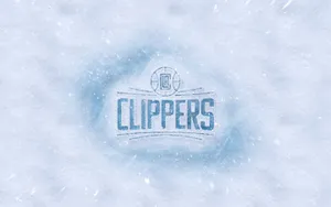 Los Angeles Clippers Winter Logo Wallpaper