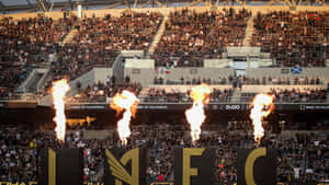 Los Angeles Fc Stadium Live Presentation Wallpaper