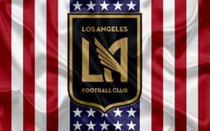 Los Angeles Fc Usa Flag Themed Digital Art Wallpaper