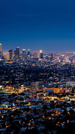 Los Angeles Iphone Screensaver Theme Wallpaper