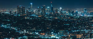 Los Angeles Night Skyline Wallpaper