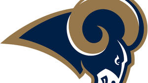 Los Angeles Rams White Logo Wallpaper