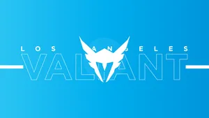 Los Angeles Valiant Blue Desktop Wallpaper