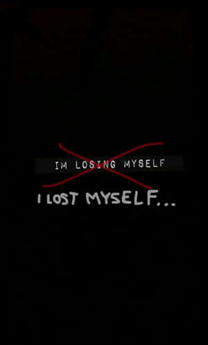 Losing Myself Dark Aesthetic Wallpaper
