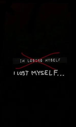 Losing Myself Dark Aesthetic Wallpaper