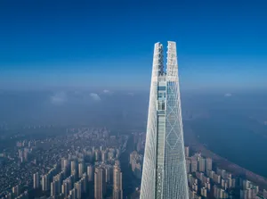 Lotte World Tower Aerial View Wallpaper