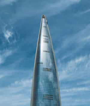 Lotte World Tower Against Blue Sky Wallpaper