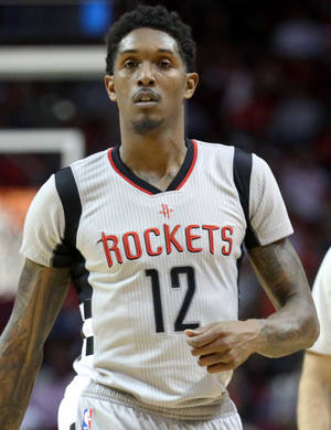 Lou Williams In Action For The Rockets Wallpaper