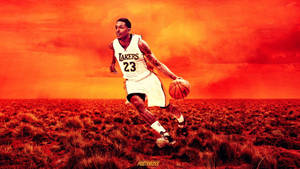 Lou Williams Lakers White Jersey Wallpaper