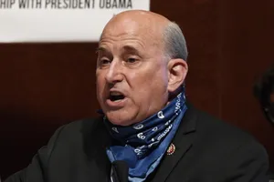 Louie Gohmert Sporting A Bandana Around His Neck Wallpaper