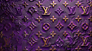 Louis Vuitton Purple Pattern Wallpaper