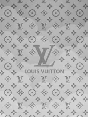 Louis Vuitton Wallpaper With A Grey Background Wallpaper
