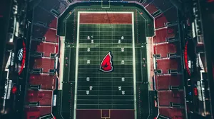 Louisville Cardinals Stadium Aerial View Wallpaper
