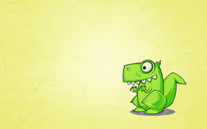 Lovable Little Dinosaur Wallpaper