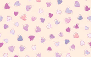 Love And Romance In The Air - Cute Hearts Wallpaper Wallpaper