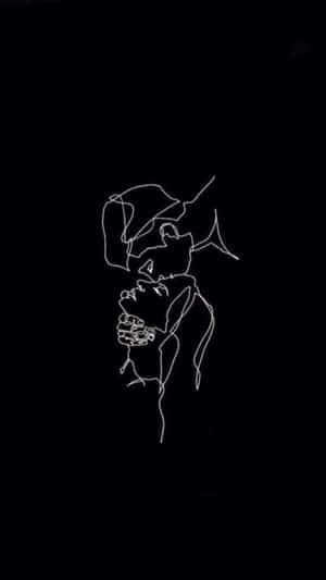 Love And Togetherness - A Beautiful Black Couple Wallpaper