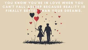Love Better Than Dreams Quote Wallpaper