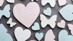 Love Butterfly Shapes Wallpaper