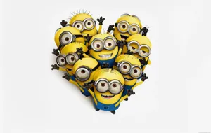 Love Cartoon Minions Wallpaper
