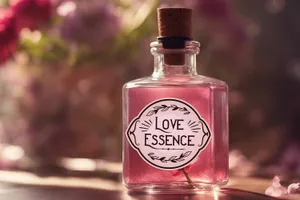 Love Essence Potion Bottle Wallpaper