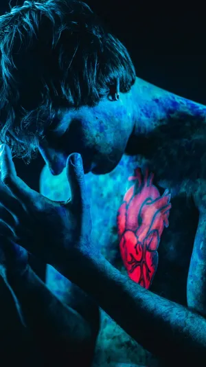 Love Failure Man Grieving Wallpaper