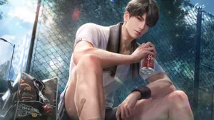 Love In Deep Space Wallpaper