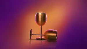 Love Is Blind Wine Glasses Wallpaper