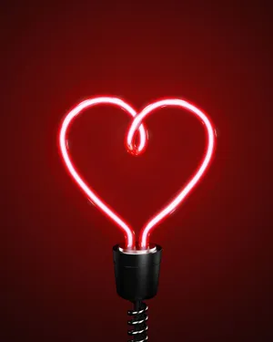 Love Is In The Air: A Perfect Heart Shape In Nature Wallpaper