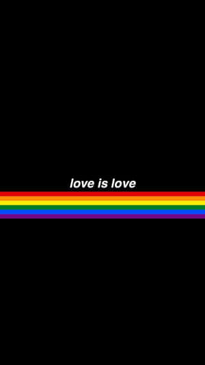 Love Is Love Lgbt Iphone Wallpaper