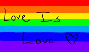 Love Is Love Rainbow Pride Artwork Wallpaper