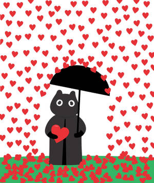 Love Through The Rain Wallpaper