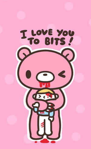 Love You To Bits_ Gore Aesthetic Wallpaper