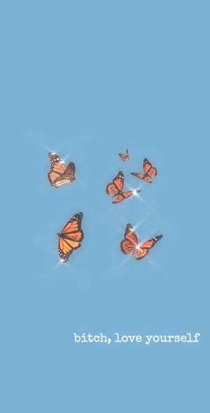 Love Yourself Savage Quote Wallpaper