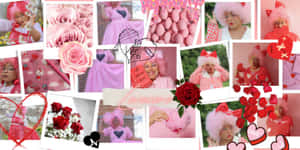 Lovecore Aesthetic Collage Wallpaper