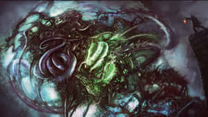 Lovecraftian Horror Entity Artwork Wallpaper